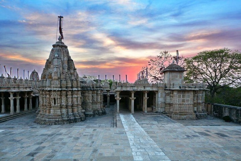 Jain temple in chittorgarh fort 