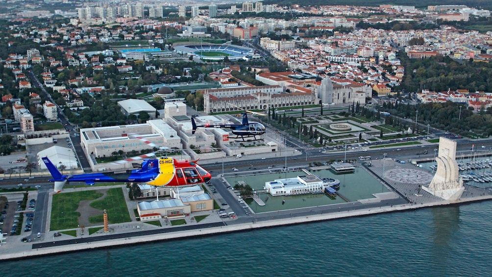 Discoveries Quarter by Helicopter