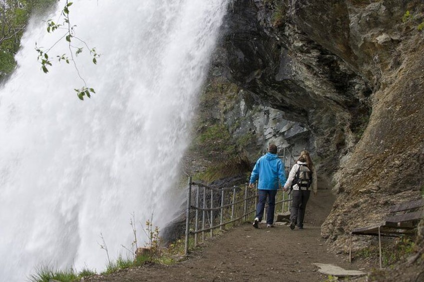 Steindalsfossen waterfall