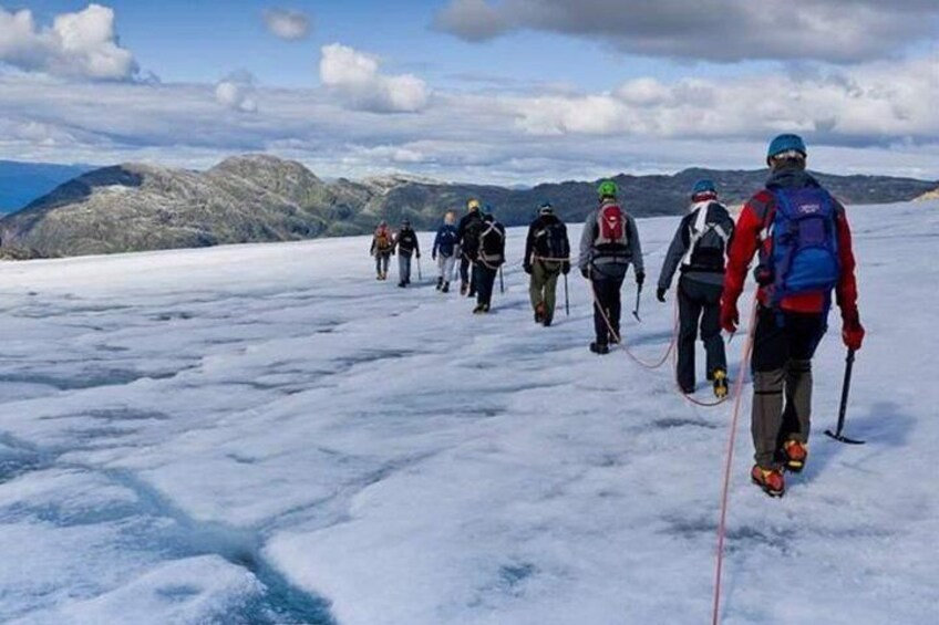 Hike to Folgefonna glacier