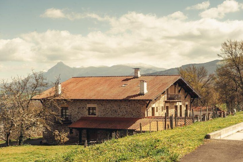 Traditional cider house and Basque farm house 