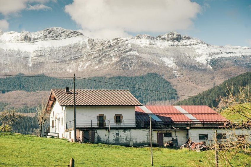 Traditional cider house and Basque farm house 