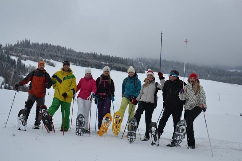 Private snowshoeing tour in Slovakia with Adventoura Slovakia