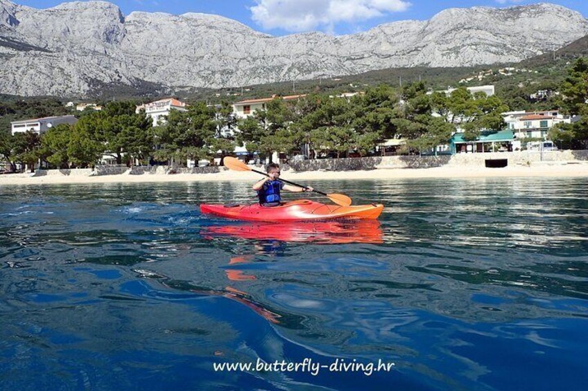 Kayaking on the Makarska Riviera