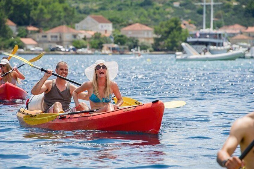 Korcula Island Private Sea Kayaking Tour and Snorkel Combo