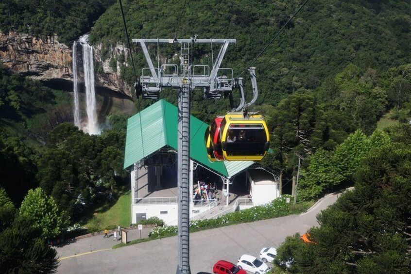 Official Ticket for Aerial Cable Car Parks Serra - Canela / RS