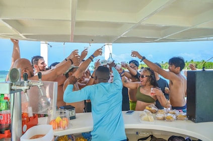 Koko päivän Saona Island Tour Open Bar & Lounas Punta Canasta