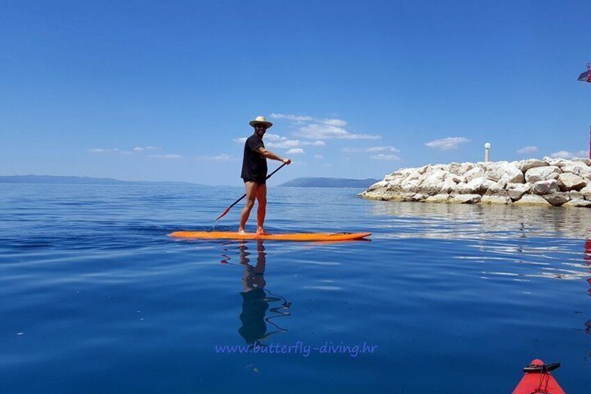 Stand up paddling Makarska Riviera