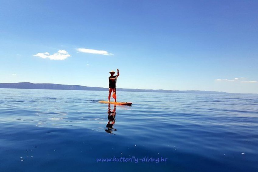 Stand p paddling tour Makarska