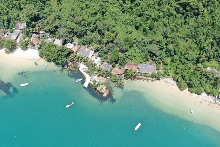 Beach, Cedro Island & Waterfall + Pataxó Village