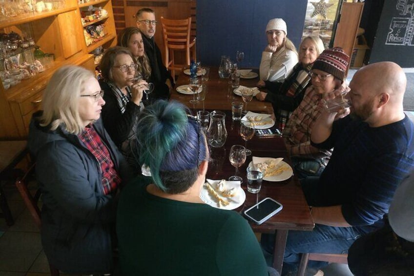 Slovak cheese and Local wine