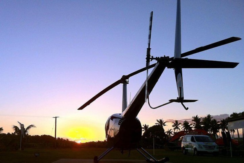 Private Sunset Romantic Dinner in Lautoka with Heli Transfer