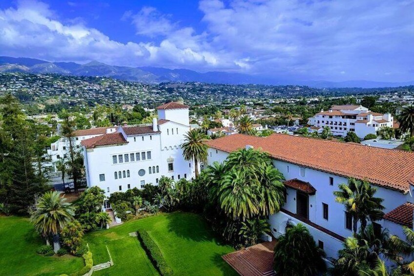 Birds eye view of Santa Barbara