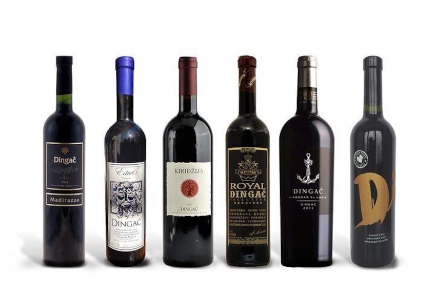 Selection of Dingac wine