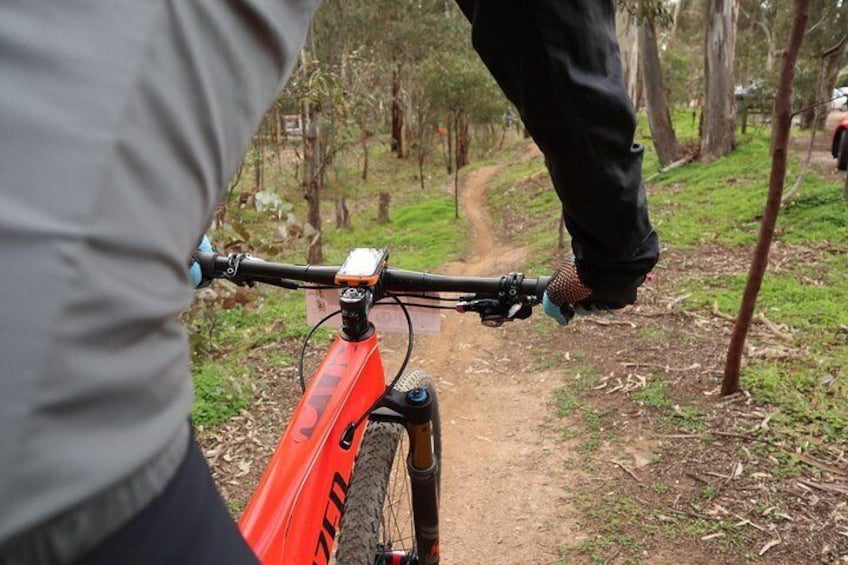 Enjoy flowing hand built trails