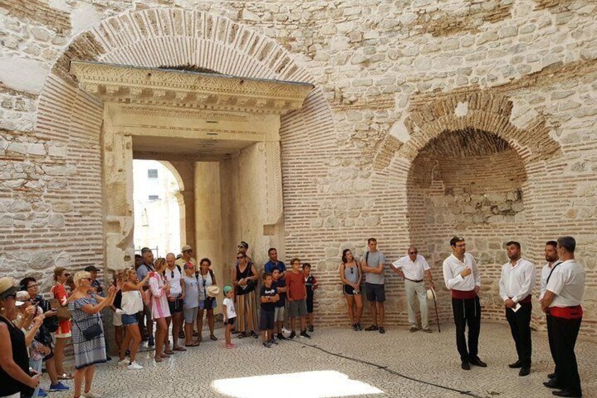 Klapa singers in Split