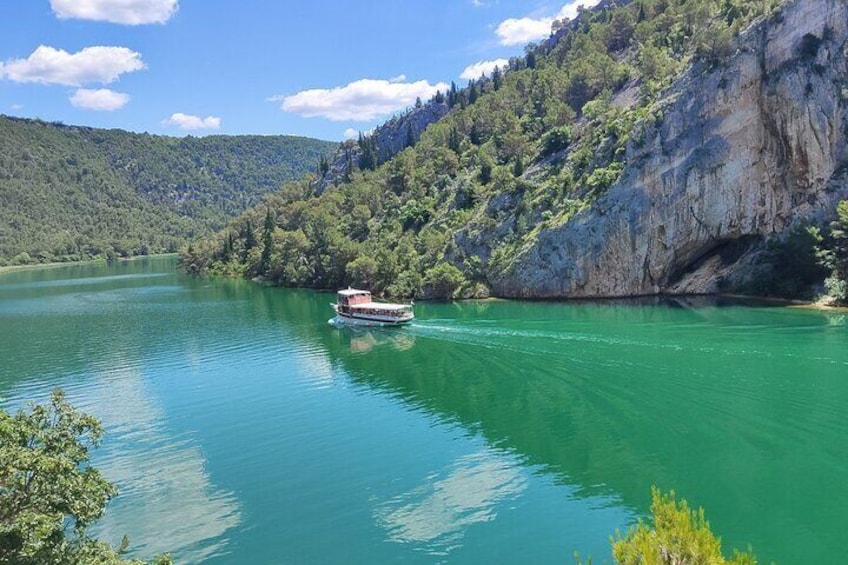 Krka Waterfalls with Boat to Skradin, Private tour from Sibenik