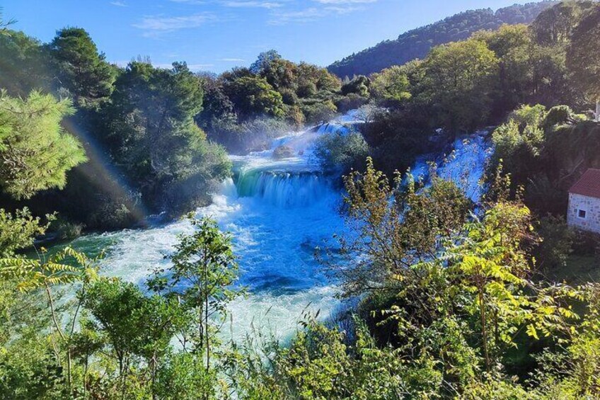 Krka Waterfalls with Boat to Skradin, Private tour from Sibenik