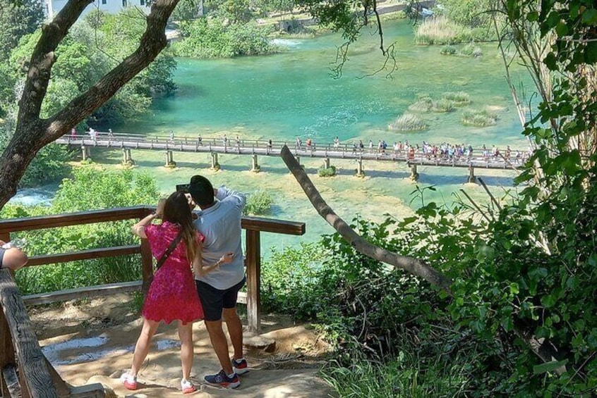 Krka Waterfalls with Boat to Skradin, Private tour from Sibenik