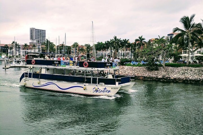 Sensation Bash Party All Inclusive Boat Cruise through Mazatlan Bay