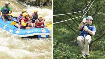 White Water Rafting and Canopy