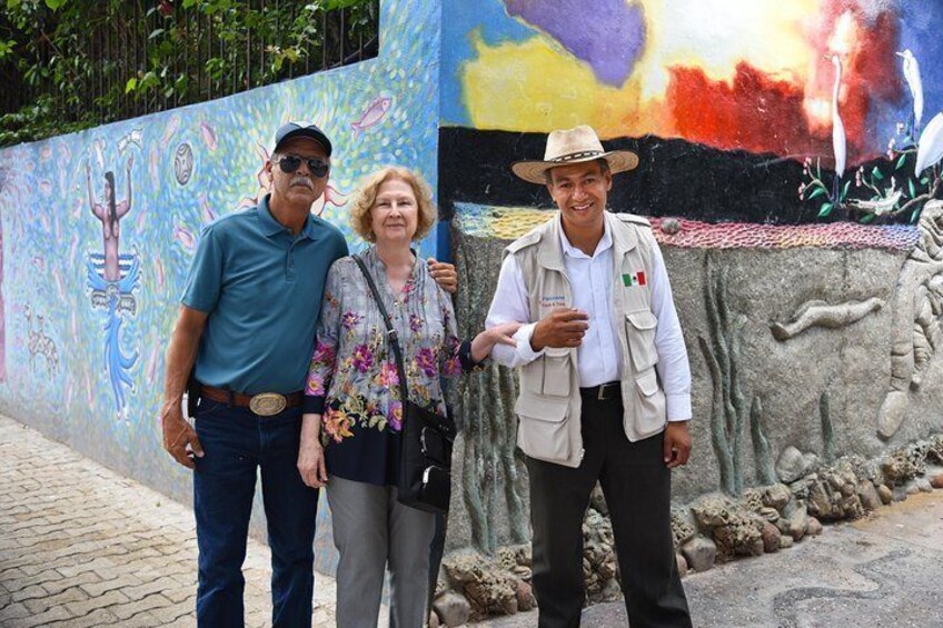 Our guide explaining every corner of Ajijic.