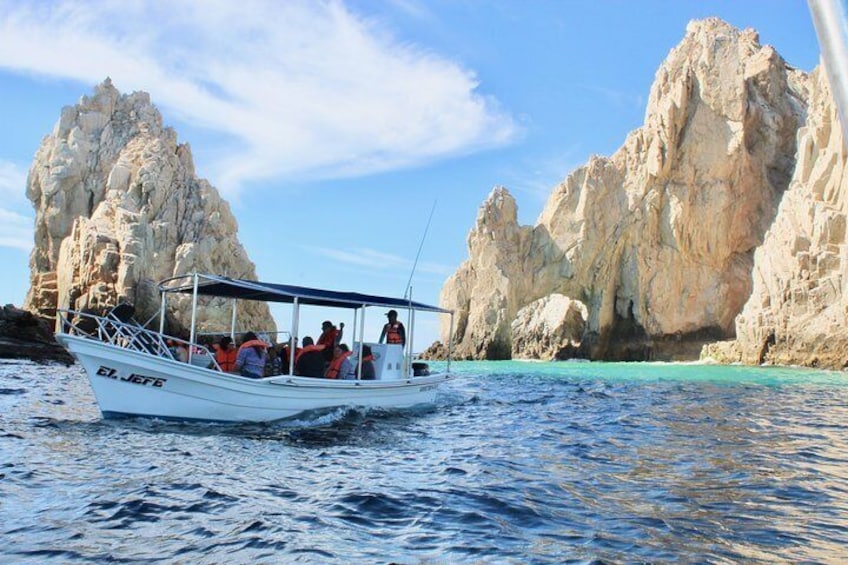Shared ride to the arch of Cabo San Lucas