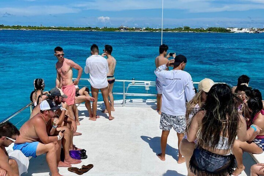 Catamaran Sightseeing Tour to Isla Mujeres