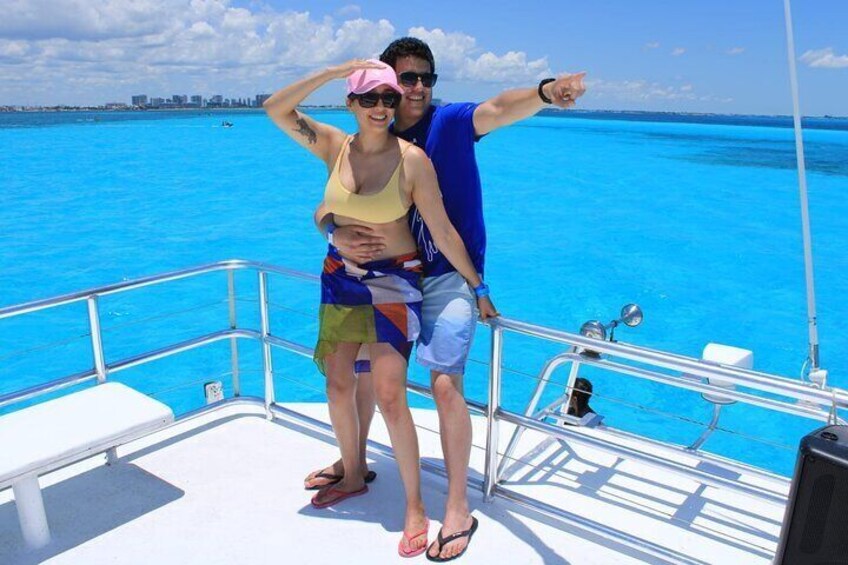 Catamaran Sightseeing Tour to Isla Mujeres