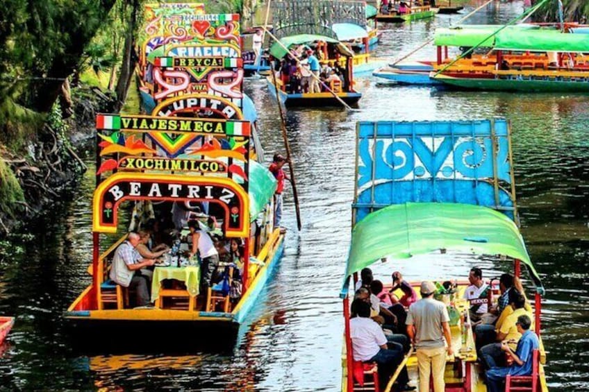 Visit to Xochimilco and Coyoacán and CU