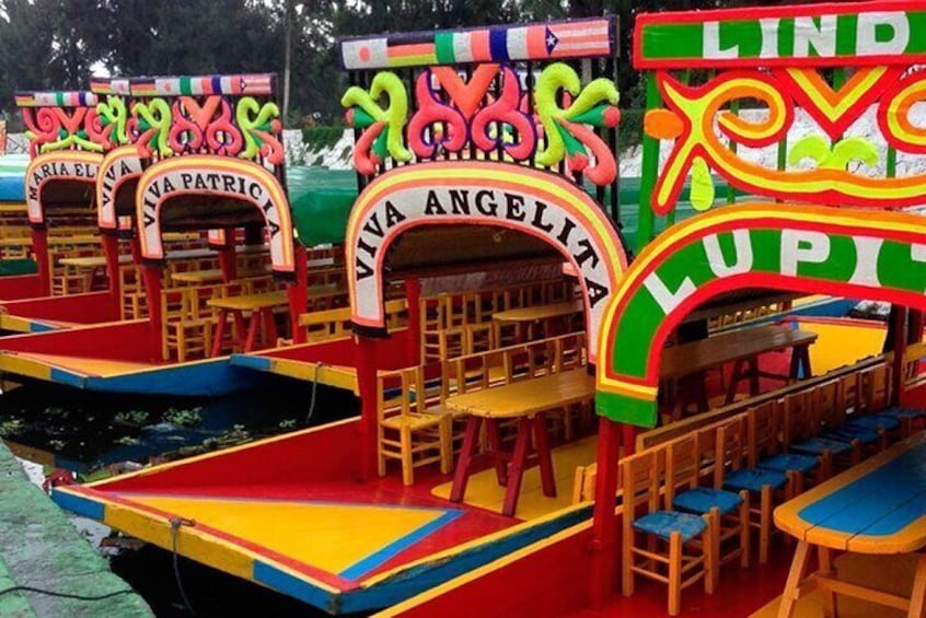 Visit to Xochimilco and Coyoacán and CU