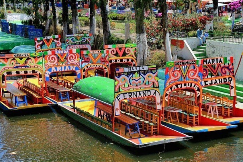 Trajinera at Xochimilco