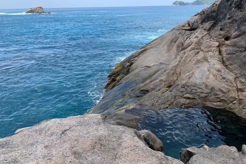 Rock Pool Takamaka, Mahe Seychelles