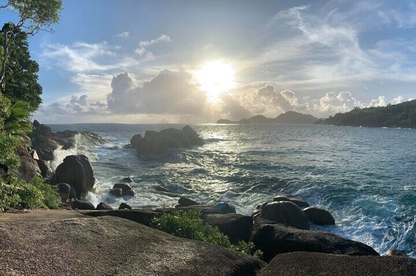 On the way to the rock pool