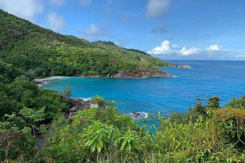 Anse Major Bay on Mahé, only accessible on foot or by boat