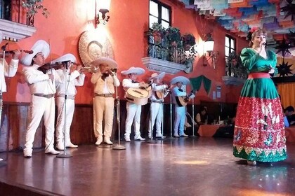 Bo en mexikansk natt på Plaza de los Mariachis