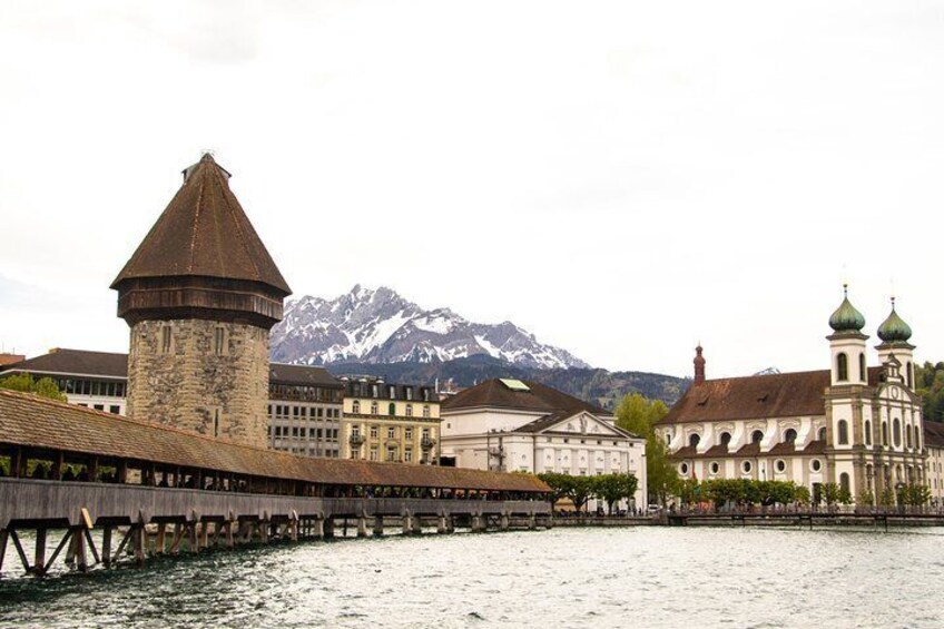 Photogenic Lucerne with a Local