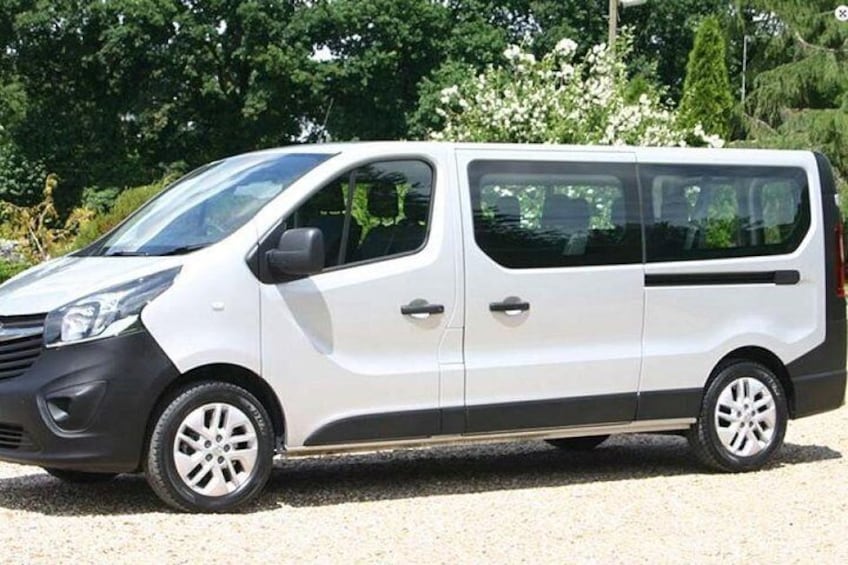 Private minibus up to 8 passengers