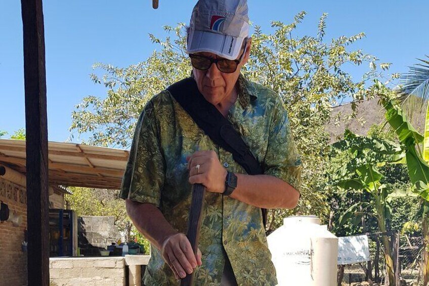 Cooking lessons of traditional Mole.