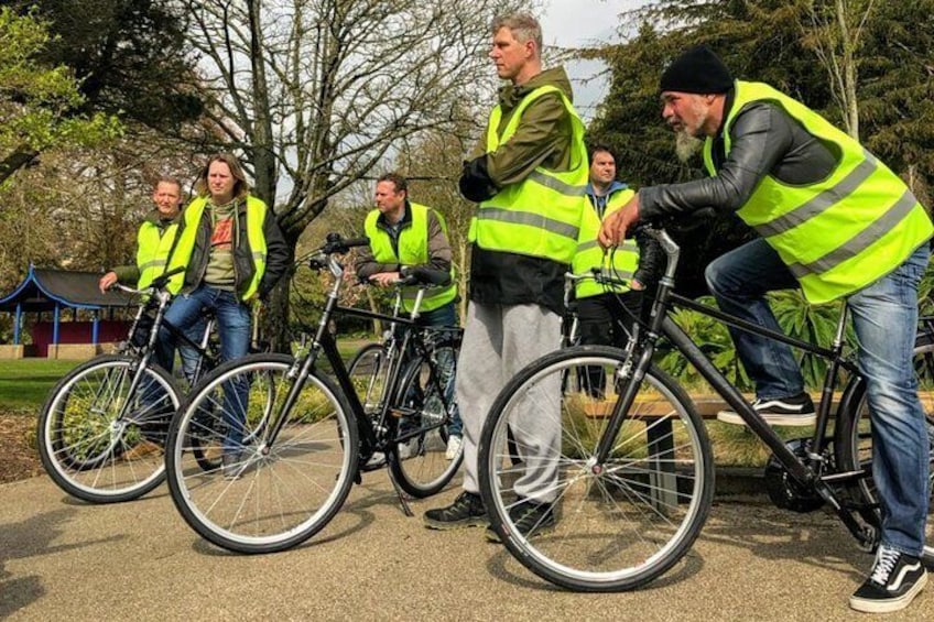 A group from Amsterdam in Fitzgerald's Park. 