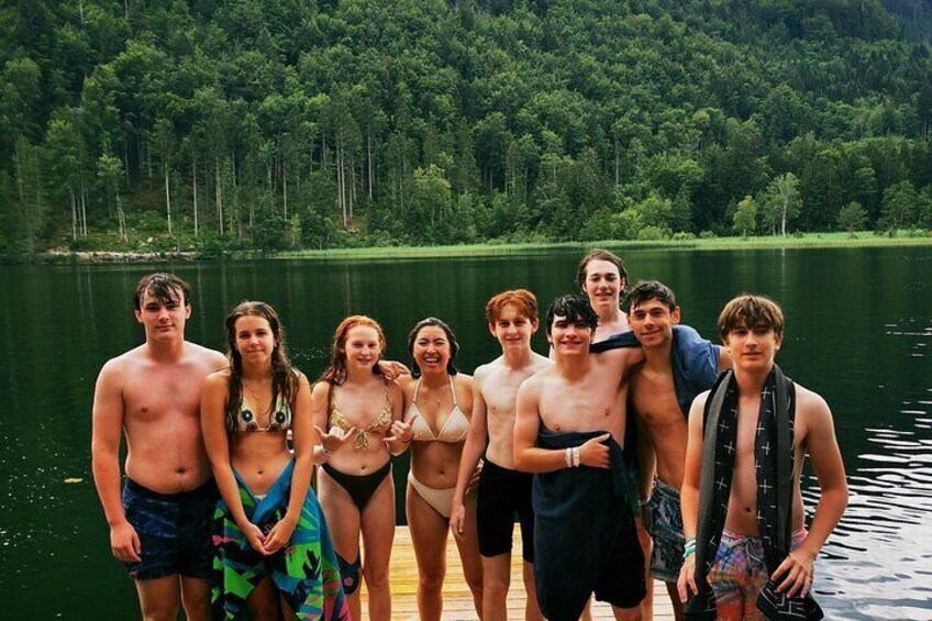 Swimming in Lake Swansee is also an option on hot days. 