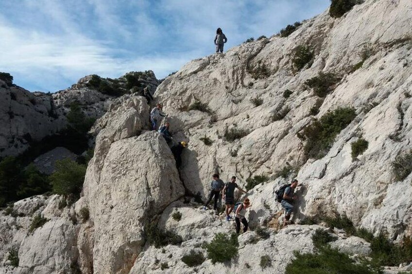 Panoramic hike on Marseille from Les Calanques