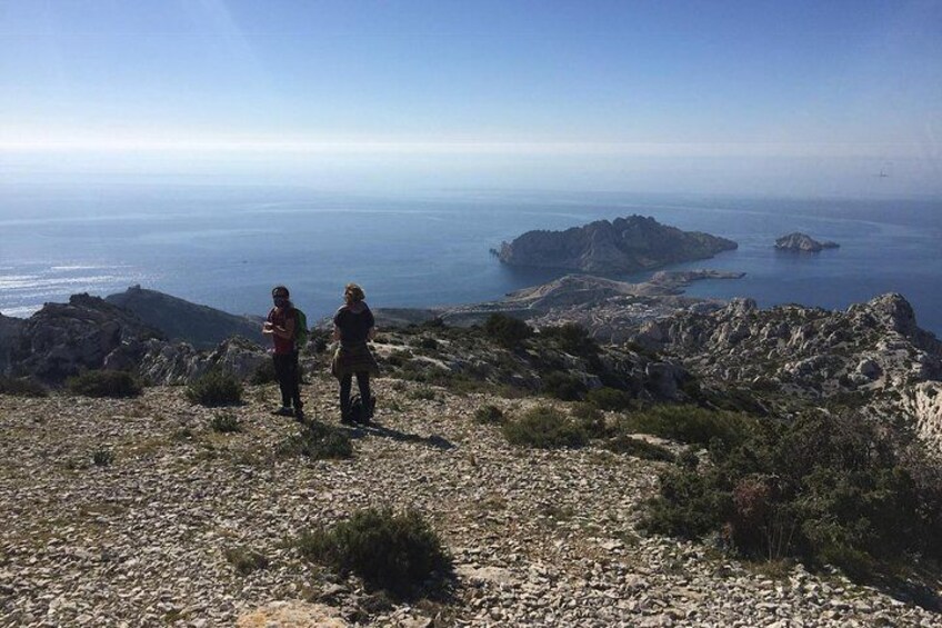 Panoramic hike on Marseille from Les Calanques