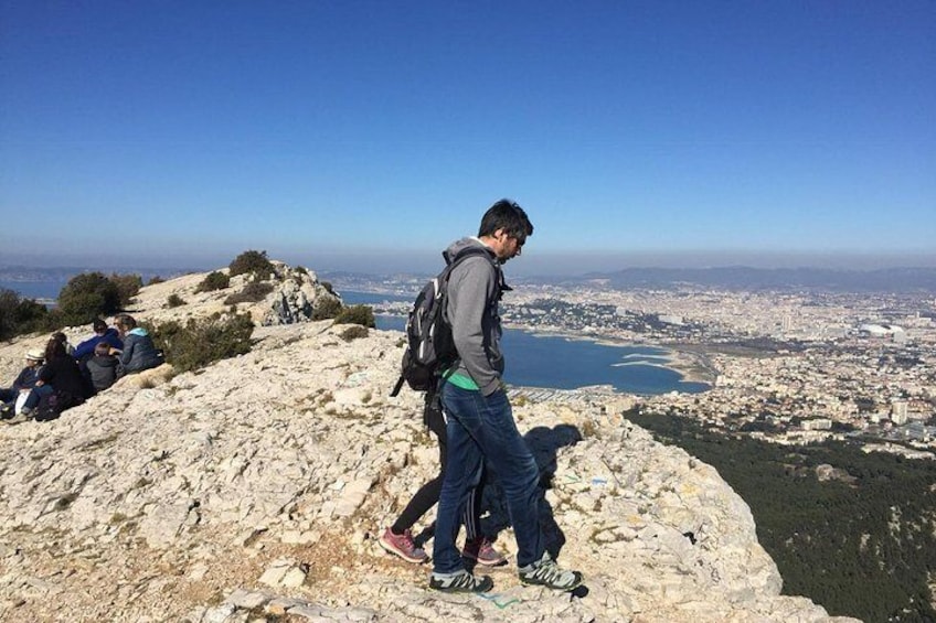 Panoramic hike on Marseille from Les Calanques