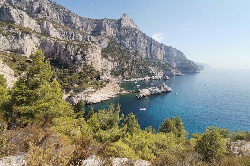 Hiking in the Calanques National Park from Luminy