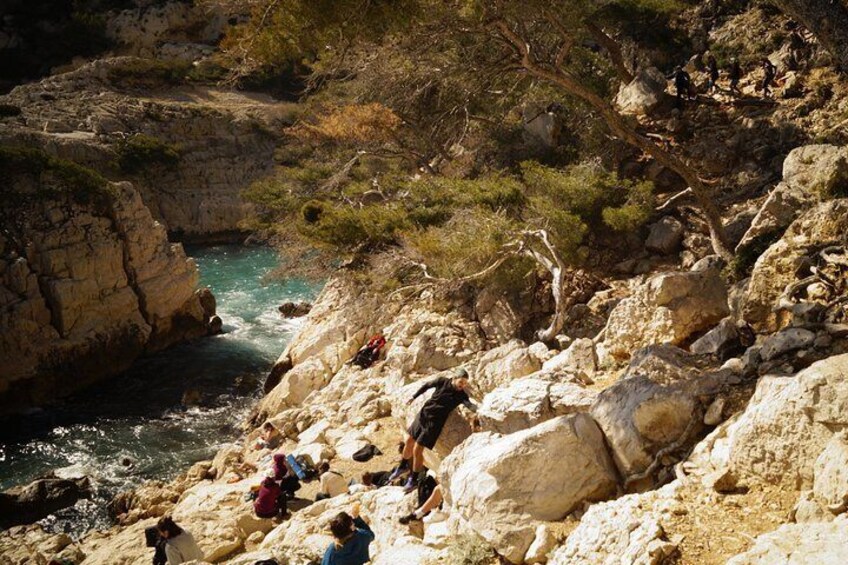 Hiking in the Calanques National Park from Luminy