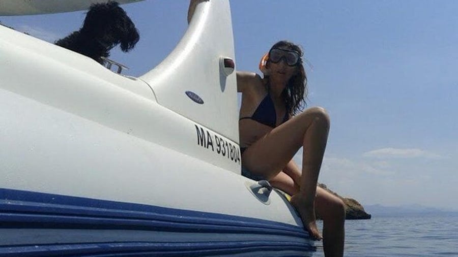 Discovery of the coves of the Blue Coast by boat