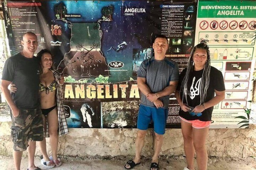 Diving in Angelita and Actun-Ha cenotes (1 day tour)