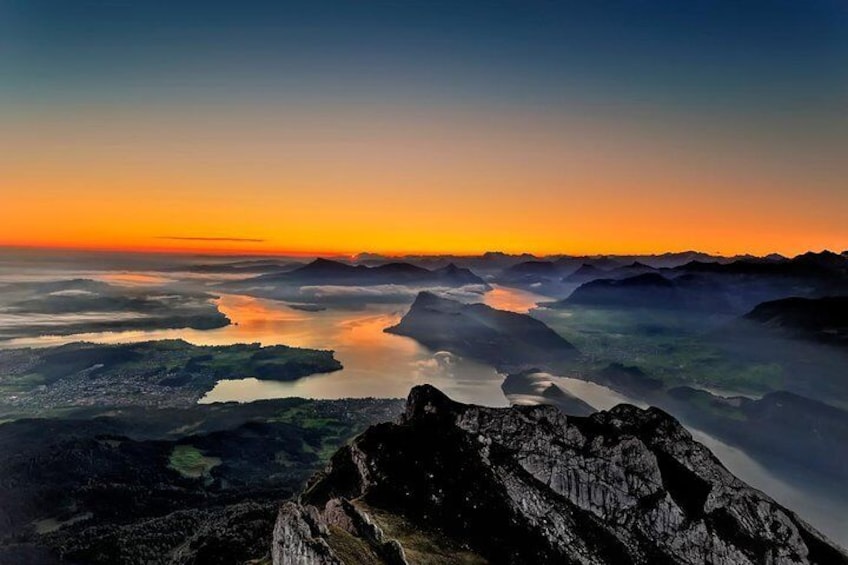 View from Mount Pilatus