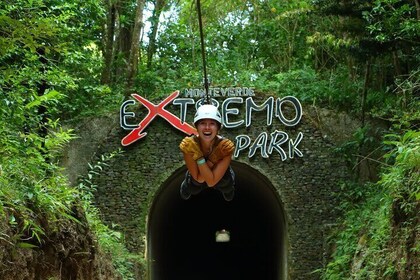 Extreme Canopy tour in Monteverde